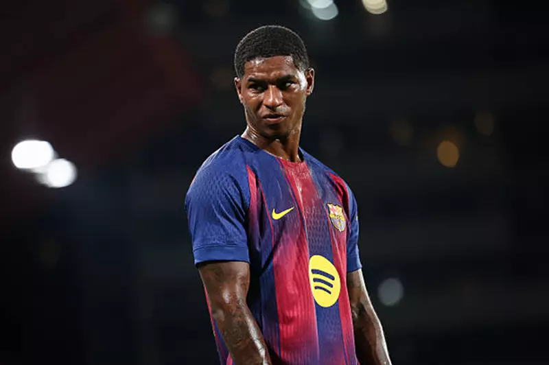 ماركوس راشفورد لاعب برشلونة